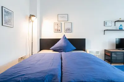Ein Bett oder Betten in einem Zimmer der Unterkunft Hübschmann, App 126