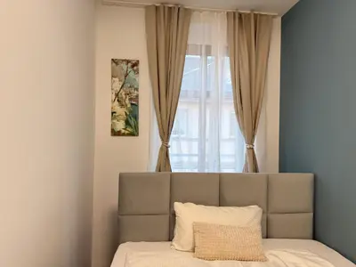 Ein Sitzbereich in der Unterkunft Apartmenthaus Döbeln Zentrum