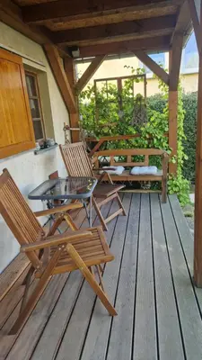 Ein Garten an der Unterkunft Sethmacher Stube