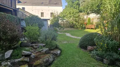 Ein Garten an der Unterkunft Sethmacher Stube