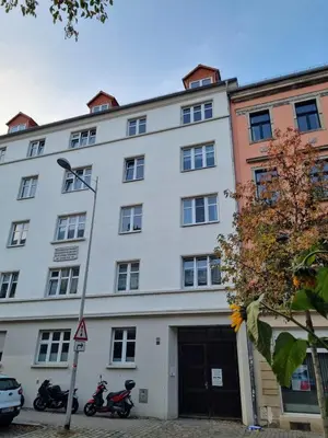 Das Gebäude in dem sich die Ferienwohnung befindet