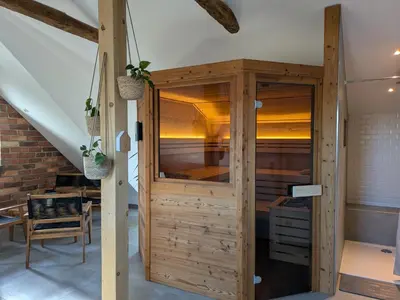 Ein Badezimmer in der Unterkunft Weißes Nest