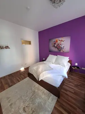 Ein Bett oder Betten in einem Zimmer der Unterkunft Köbi 91
