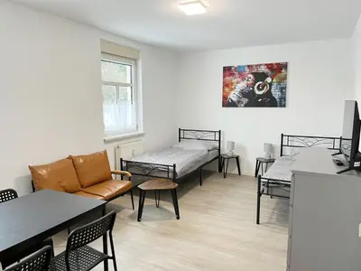 TV/Unterhaltungsangebot in der Unterkunft Monteurwohnung in Coswig