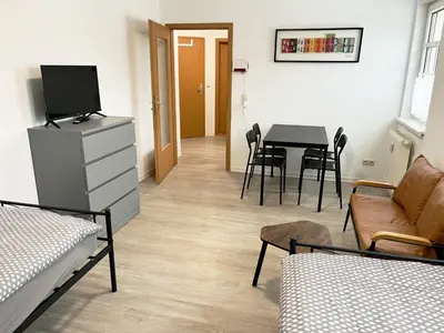 TV/Unterhaltungsangebot in der Unterkunft Monteurwohnung in Coswig