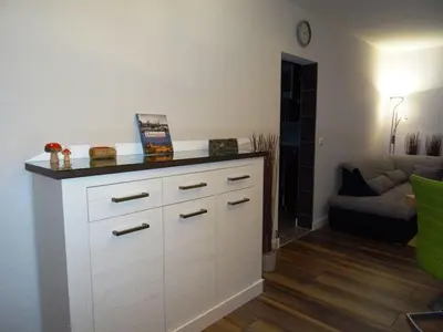 Ein Sitzbereich in der Unterkunft Apartment Appartement in Lockwitz mit Garten by Interhome