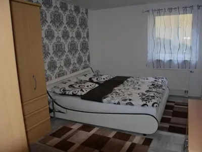 Ein Bett oder Betten in einem Zimmer der Unterkunft Apartment SACHSENLIEBE by Interhome