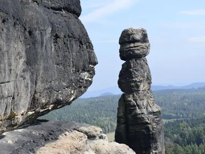 Naturlandschaft in der Nähe des Ferienhauses