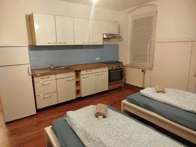 Küche/Küchenzeile in der Unterkunft Functional & Comfortable Apartment in Chemnitz