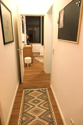 Grundriss der Unterkunft Apartment KARL KASSBERG mit sonnigem Balkon