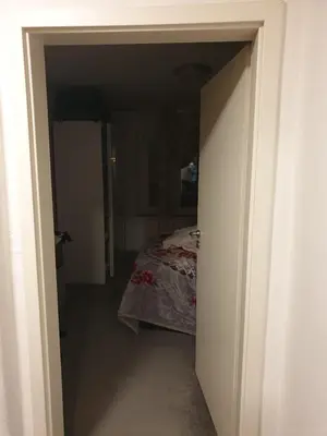 Ein Bett oder Betten in einem Zimmer der Unterkunft sharing room in apartment