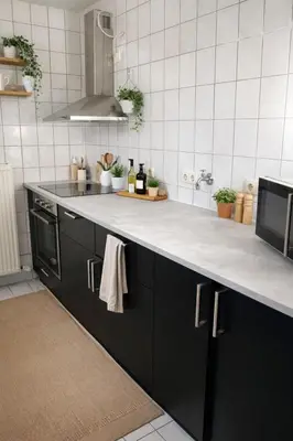 Küche/Küchenzeile in der Unterkunft Aparthotel MY HOME Chemnitz-Limbach