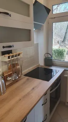 Küche/Küchenzeile in der Unterkunft Ferienwohnung Stadtblick Königstein