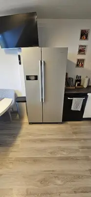 Küche/Küchenzeile in der Unterkunft Helios Design Suite - Altbau DG mit Lift & Parkplatz - Elbe & Altstadt - S-Bahn nach Dresden