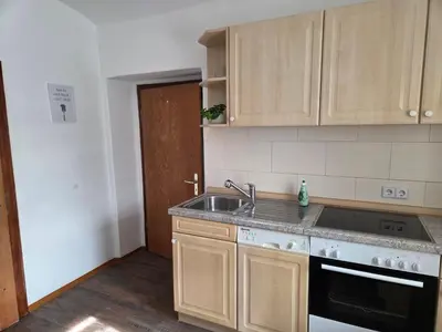 Küche/Küchenzeile in der Unterkunft Ferienwohnung in Hilmersdorf