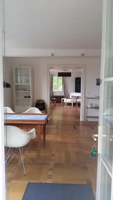 TV/Unterhaltungsangebot in der Unterkunft Villa im Park Wachwitzgrund - Große Ferienwohnung in EG der Villa