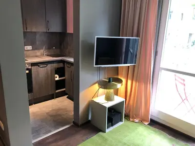 Küche/Küchenzeile in der Unterkunft Studio Apartment in Dresden-Neustadt
