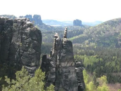 Naturlandschaft in der Nähe der Ferienwohnung