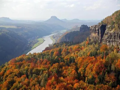Naturlandschaft in der Nähe der Ferienwohnung