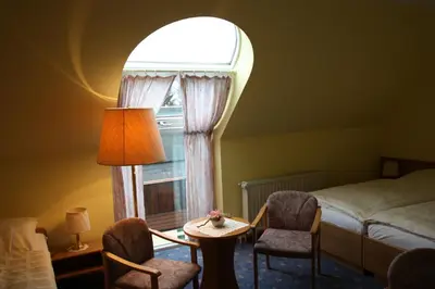 Ein Bett oder Betten in einem Zimmer der Unterkunft Hotel Bürgerhof