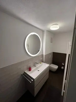 Ein Badezimmer in der Unterkunft Schloß Sonnenstein