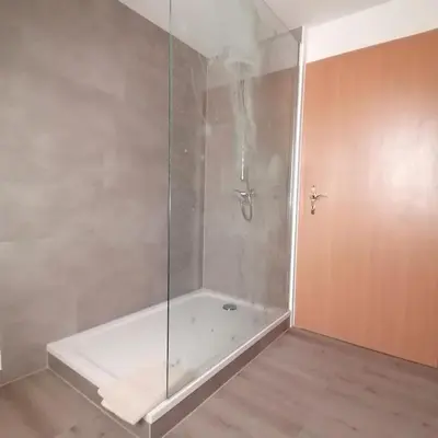 Ein Badezimmer in der Unterkunft Ferienwohnungen Langer
