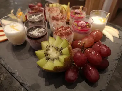 Essen im Hotel oder in der Nähe