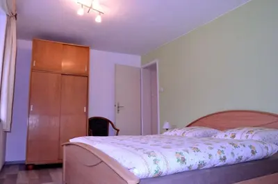 Ein Bett oder Betten in einem Zimmer der Unterkunft Ferienwohnung Wawrok