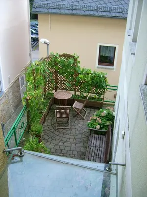Ein Balkon oder eine Terrasse in der Unterkunft Ferienwohnung Seidel