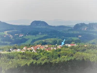 Naturlandschaft in der Nähe der Ferienwohnung