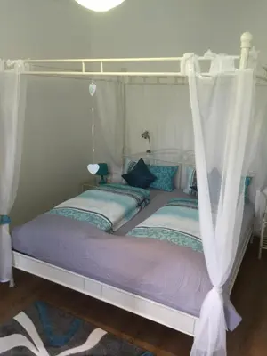 Ein Bett oder Betten in einem Zimmer der Unterkunft Villa Arizona