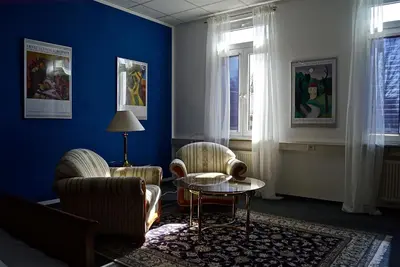 Ein Sitzbereich in der Unterkunft Rothenberger