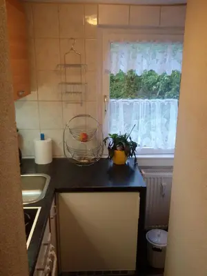 Küche/Küchenzeile in der Unterkunft Ferienwohnung Mey