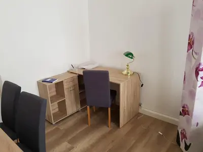 Ein Sitzbereich in der Unterkunft Ferienwohnung 1 Christiansdorf Freiberg