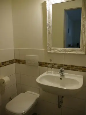 Ein Badezimmer in der Unterkunft Stadtvilla Rosengasse 7