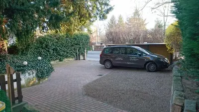 Ein Garten an der Unterkunft Ferienwohnung Franziska Wünsche, Wohnung 1