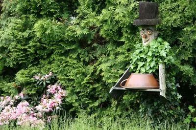 Ein Garten an der Unterkunft Ferienhaus Maxen