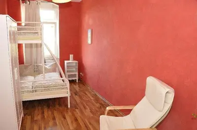 Ein Bett oder Betten in einem Zimmer der Unterkunft Schöne 3R Fewo Dresden Neustadt-L12