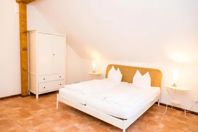 Ein Bett oder Betten in einem Zimmer der Unterkunft Villa Elise