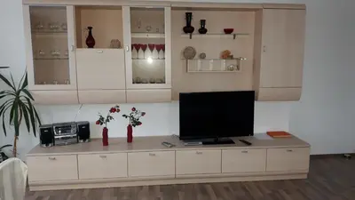 Küche/Küchenzeile in der Unterkunft Ferienwohnung Hoffmann