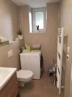 Ein Badezimmer in der Unterkunft Ferienapartements Girrbach