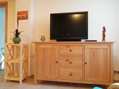 TV/Unterhaltungsangebot in der Unterkunft Ferienwohnung Ulbrich