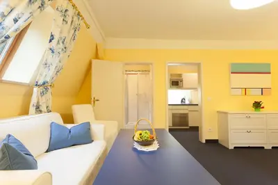 Küche/Küchenzeile in der Unterkunft Parkhotel Muldental