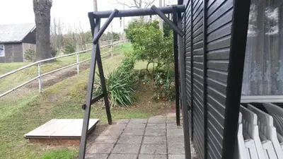 Ein Garten an der Unterkunft Ferienhaus Lilienstein