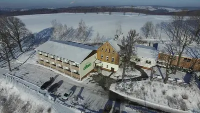 Landgasthof Dittersdorfer Höhe im Winter