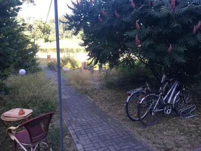 Radfahren an der Unterkunft Pension Elbkiosk oder in der Nähe
