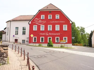 Das Gebäude in dem sich das Hotel befindet