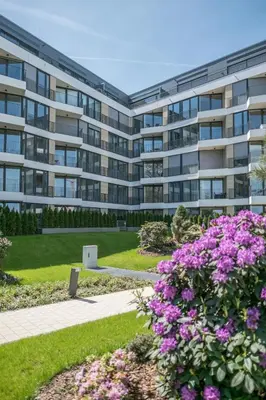 Ein Garten an der Unterkunft Schöne Wohnung am Dresdner Zwinger