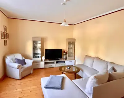 TV/Unterhaltungsangebot in der Unterkunft Ferienhaus Mühlberg