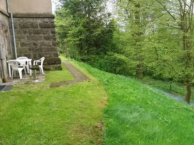 Ein Garten an der Unterkunft Ferienwohnung 
